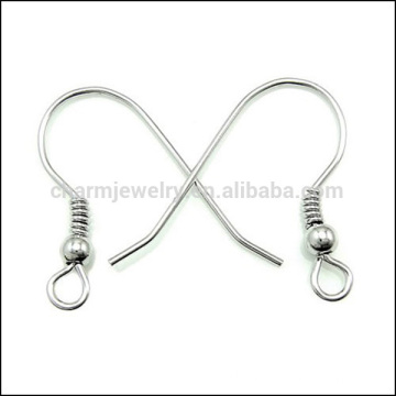 925 sterling silver jewelry Ear hook with bead diy jewelry accessory SEF001